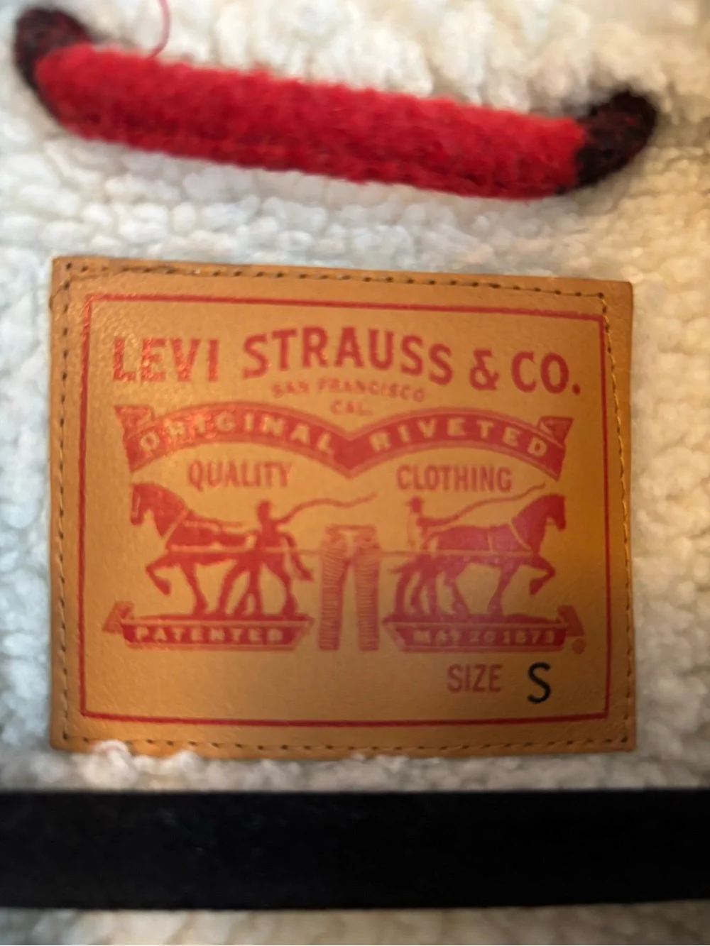 Levi's Plaid Sherpa Jacket